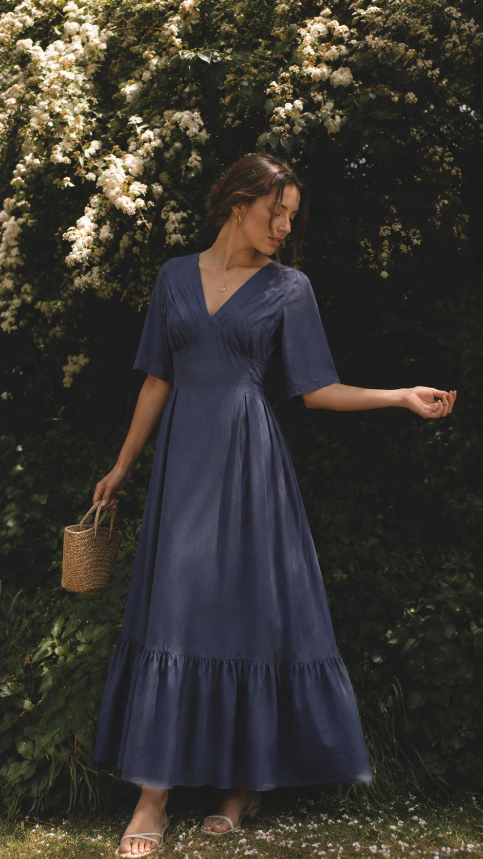 Amara Waist-Tie Maxi Dress