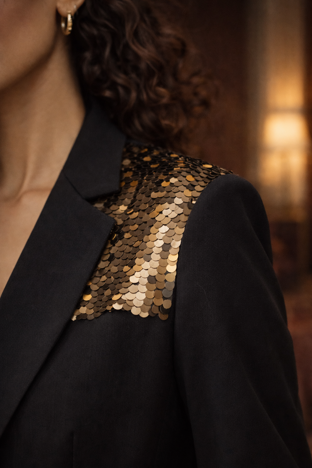 The Golden Accent Blazer