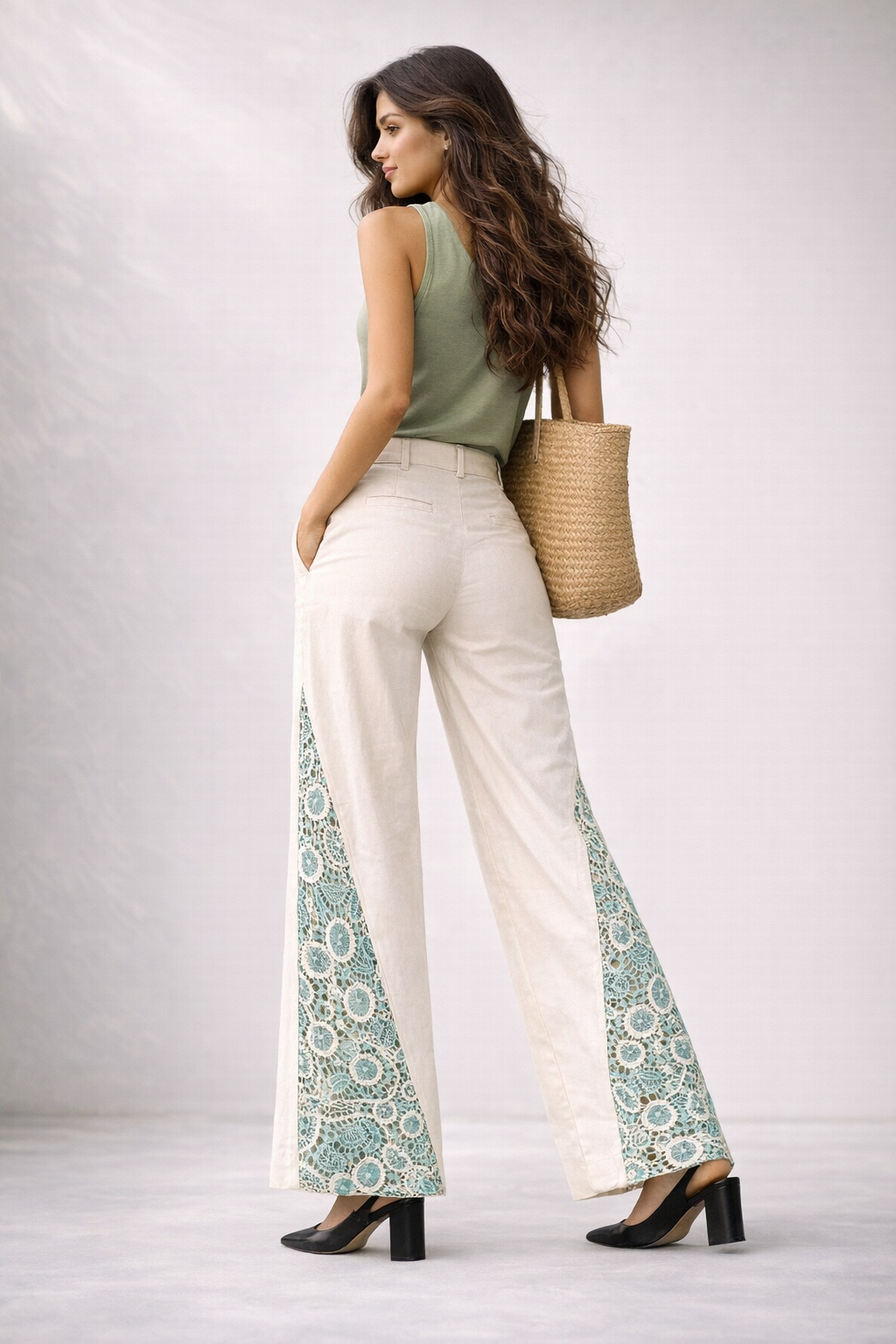 Grace Embroidered Pants