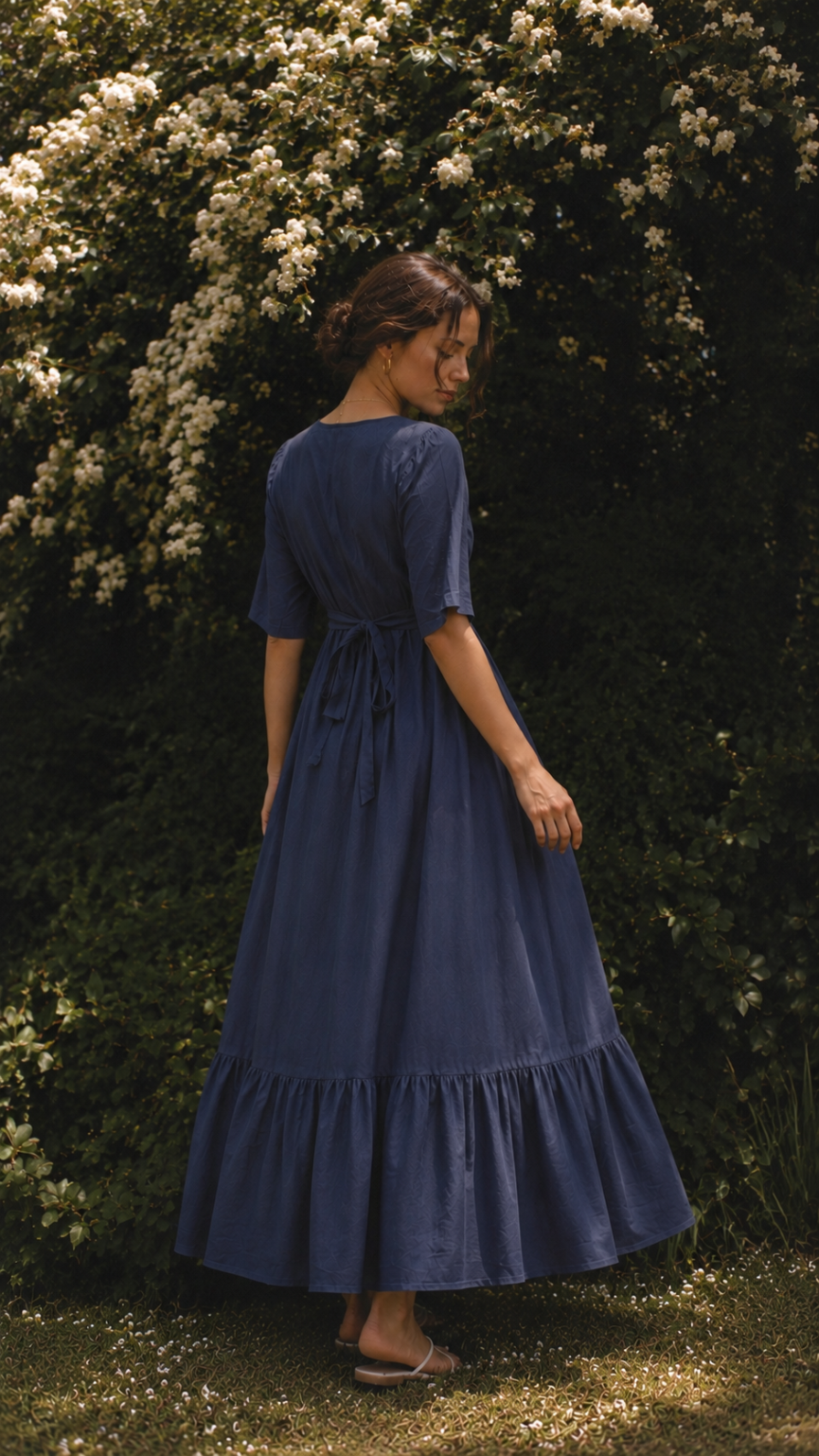 Amara Waist-Tie Maxi Dress