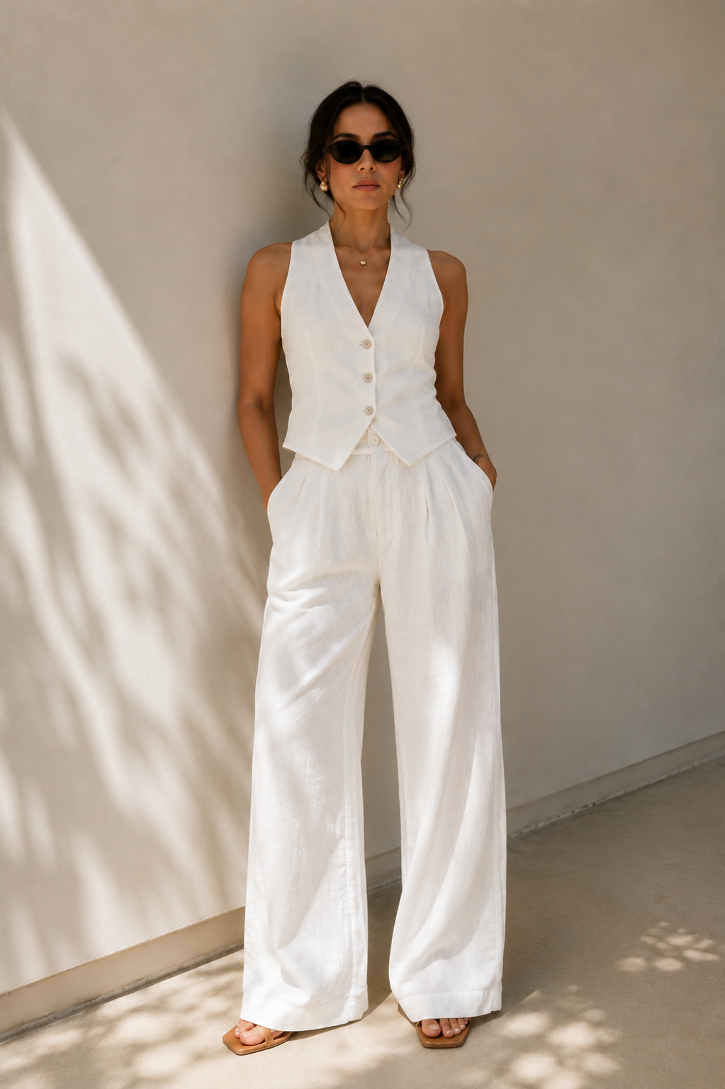 The Cloud Cotton Linen Pants