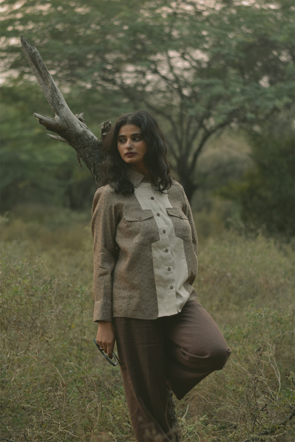 Dual Weave Loose Fit Shirt