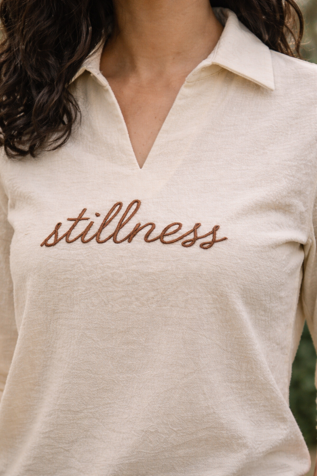 Stillness Embroidered Short Kurta