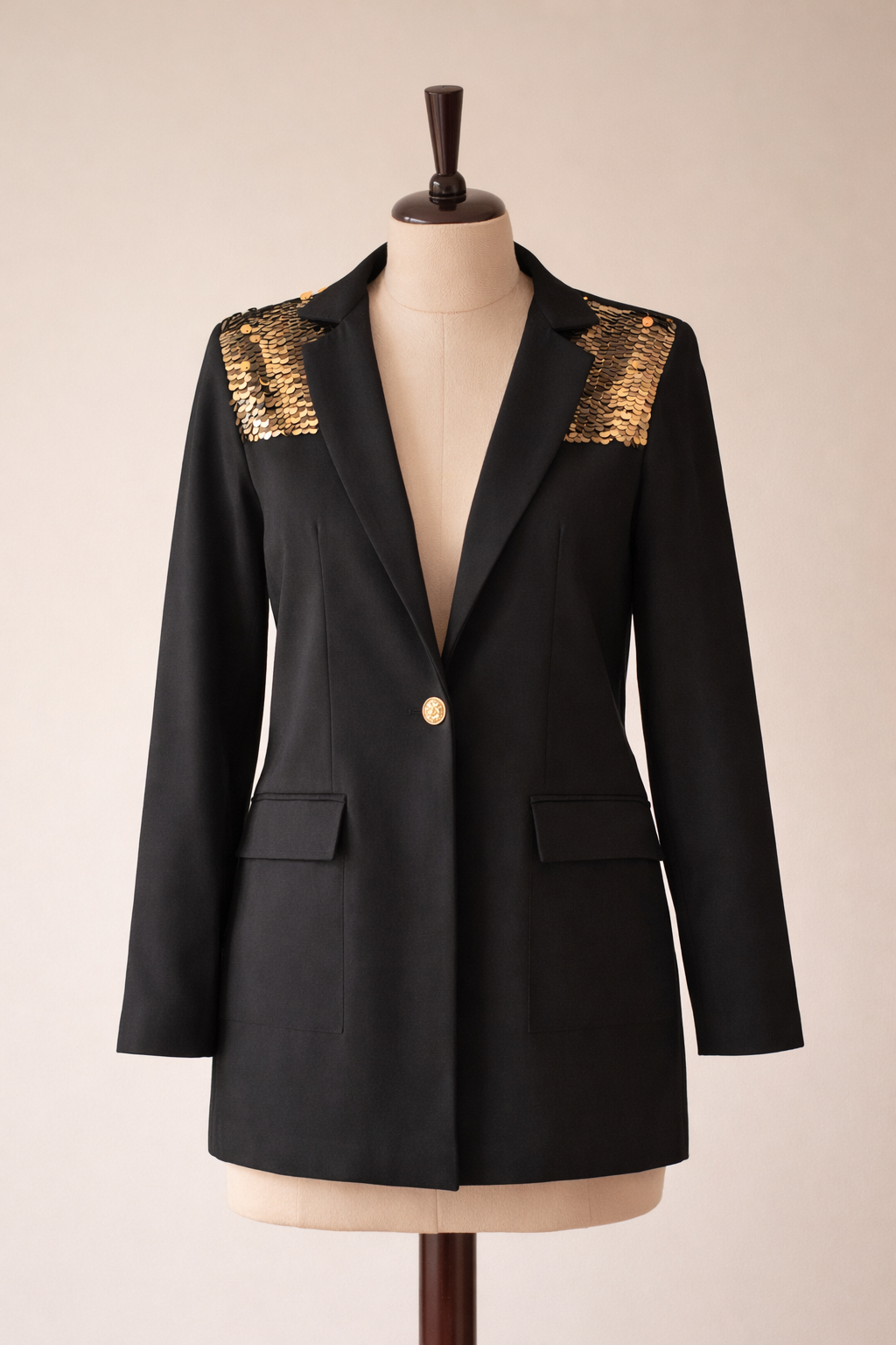 The Golden Accent Blazer