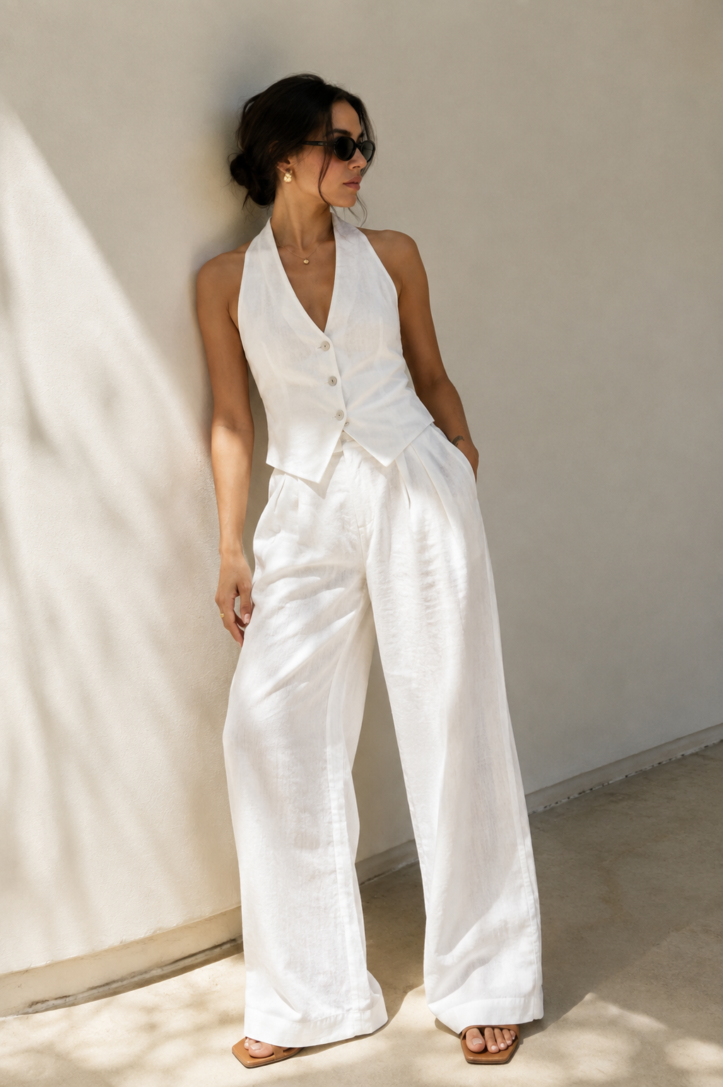 The Cloud Cotton Linen Pants