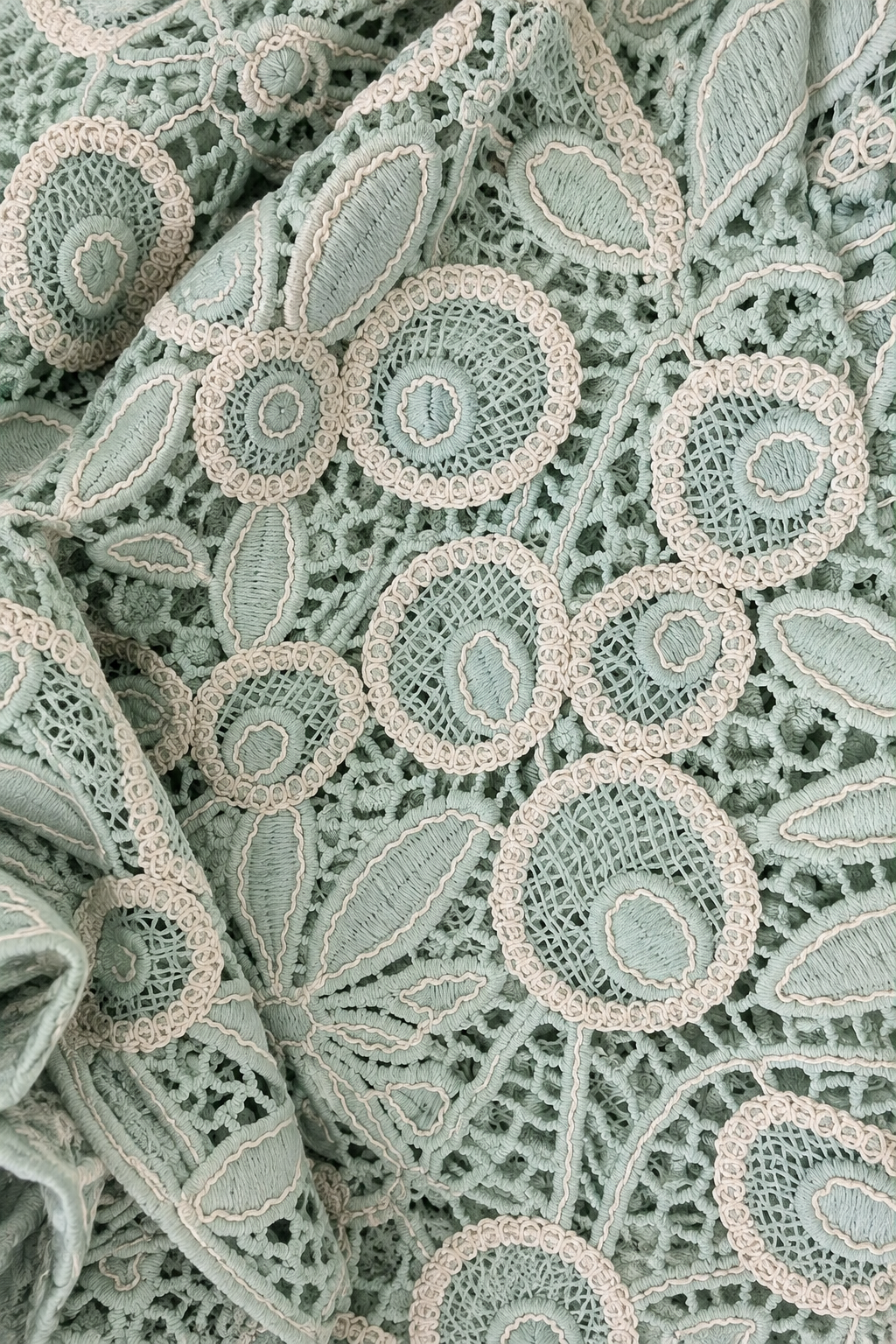 Grace Mint Schiffli Pants
