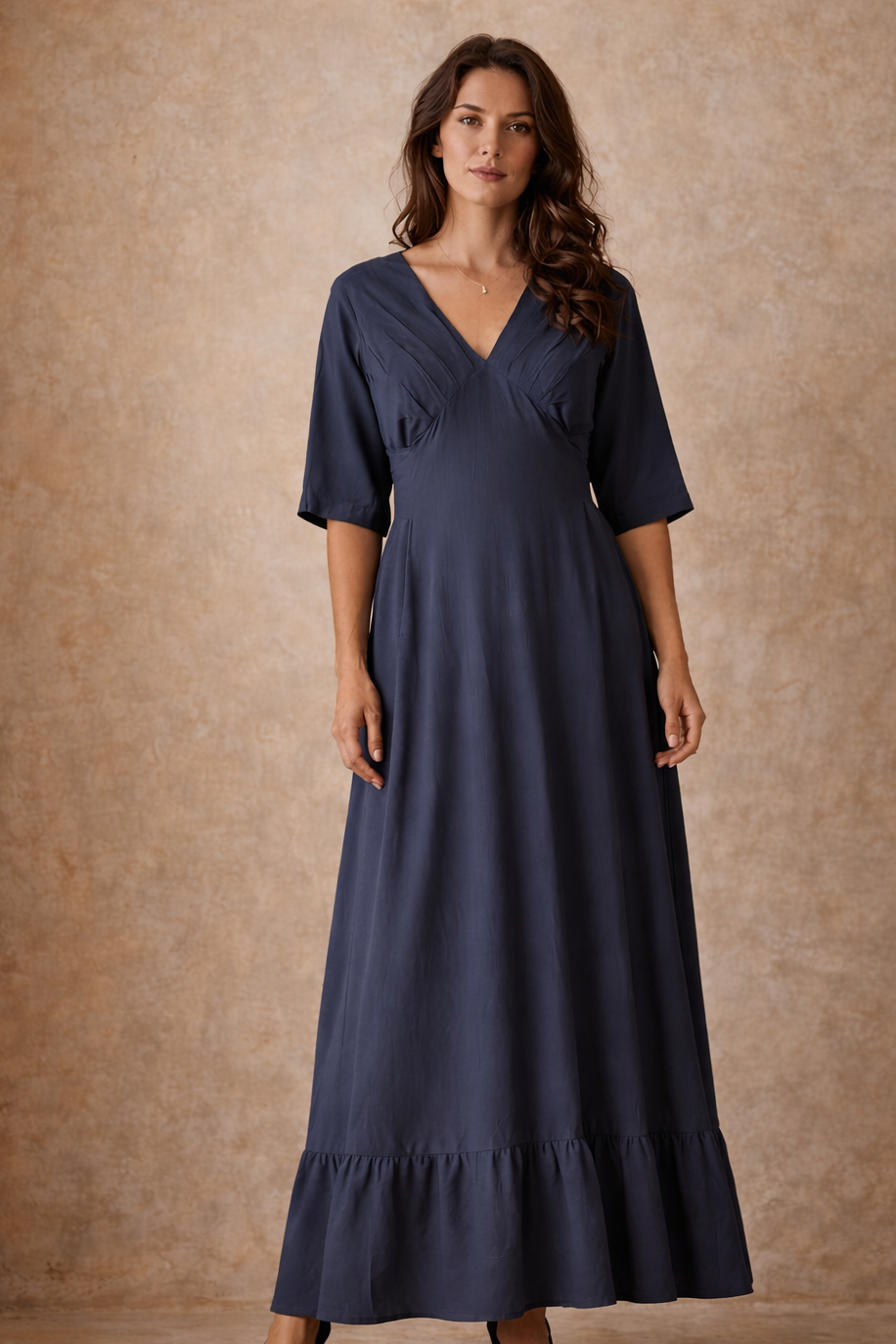Amara Waist-Tie Maxi Dress