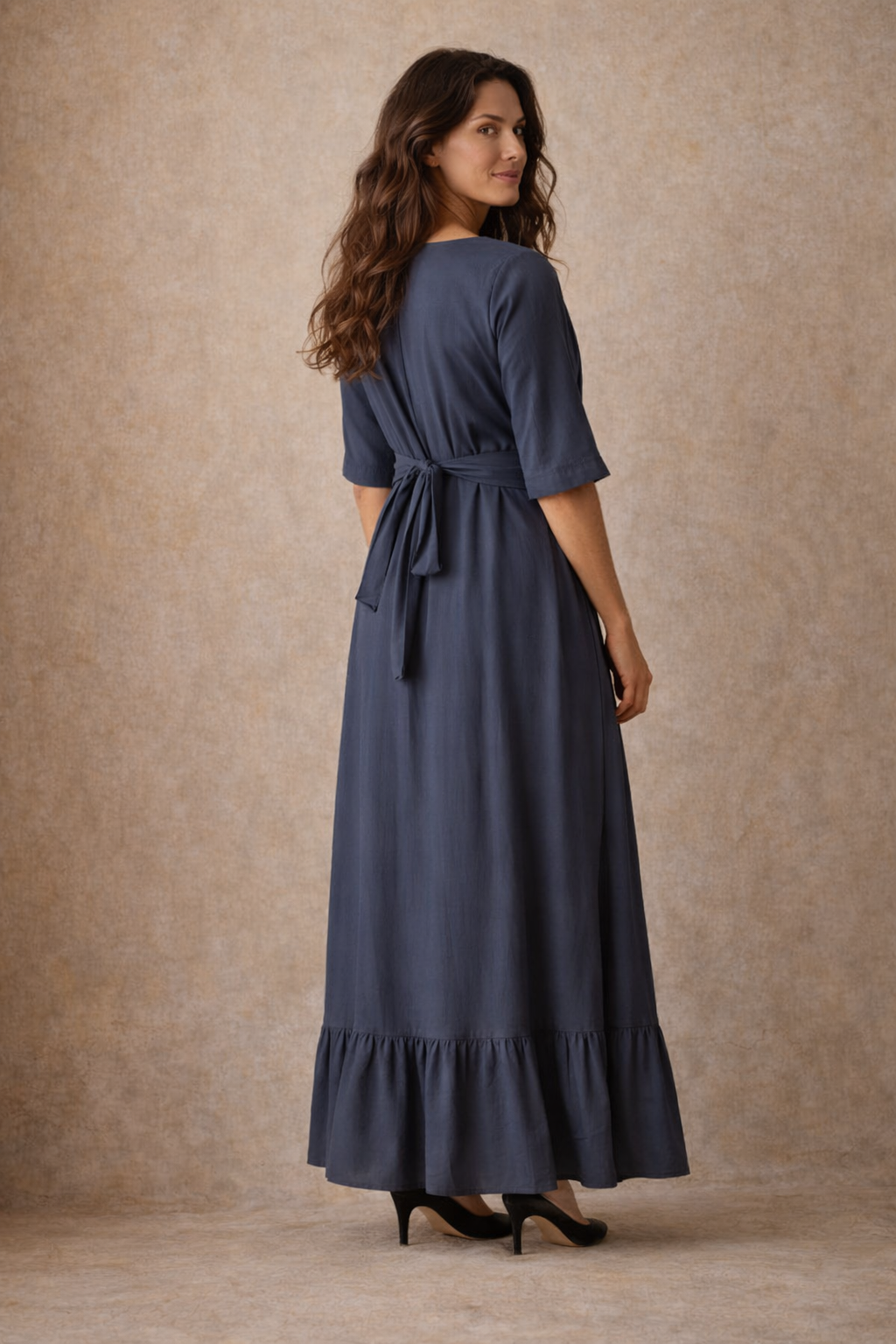 Amara Waist-Tie Maxi Dress
