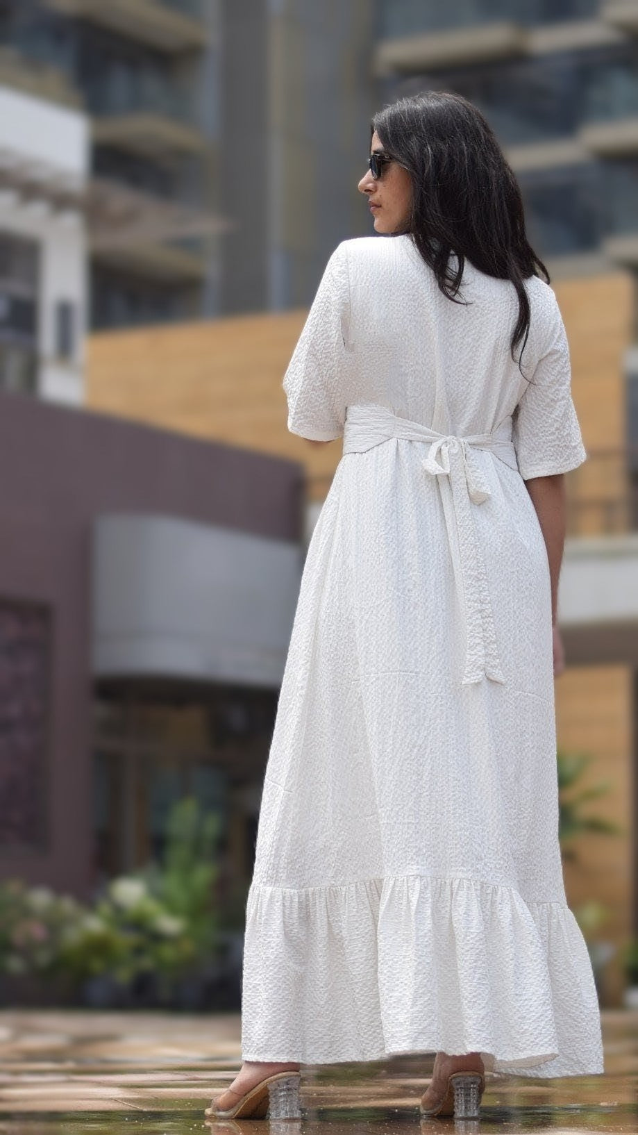 Breezy Knot White Dress
