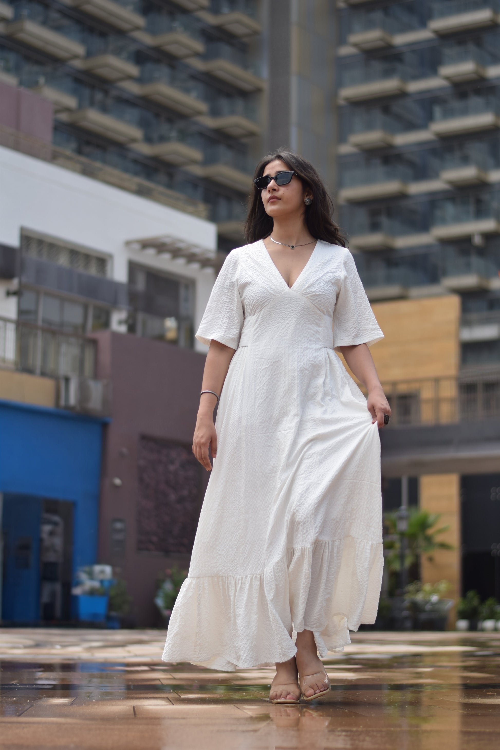 Breezy Knot White Dress