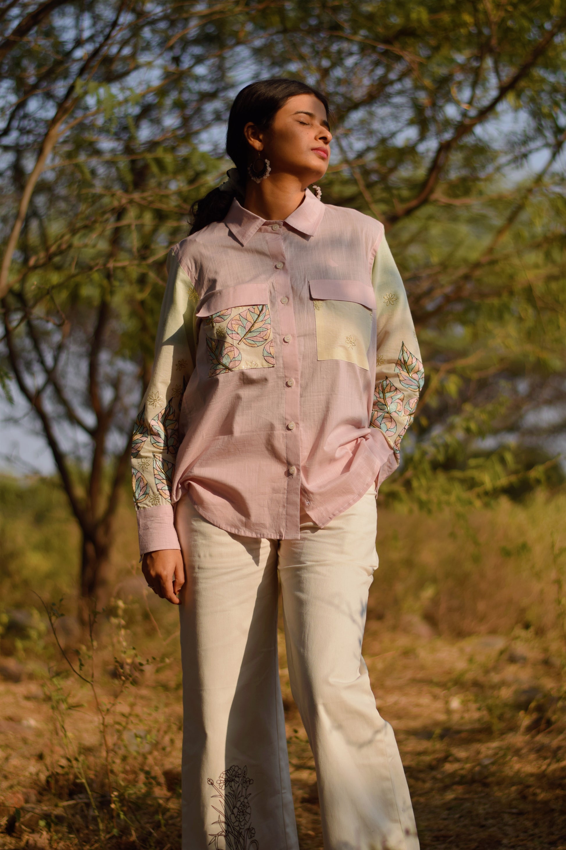 Petalcraft Embroidered Shirt