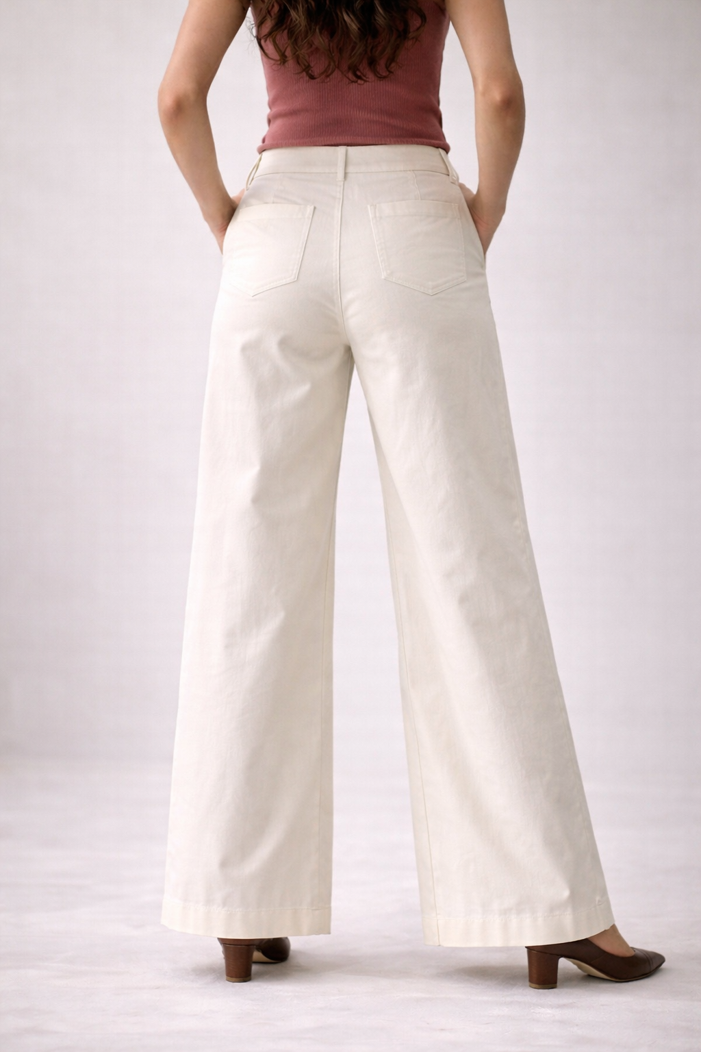 Wild Bloom Embroidered High-Rise Pants