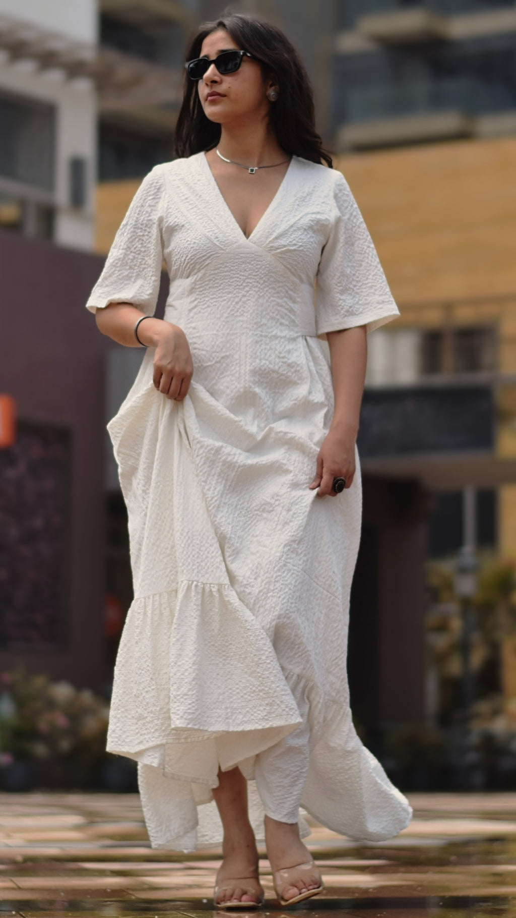 Breezy Knot White Dress