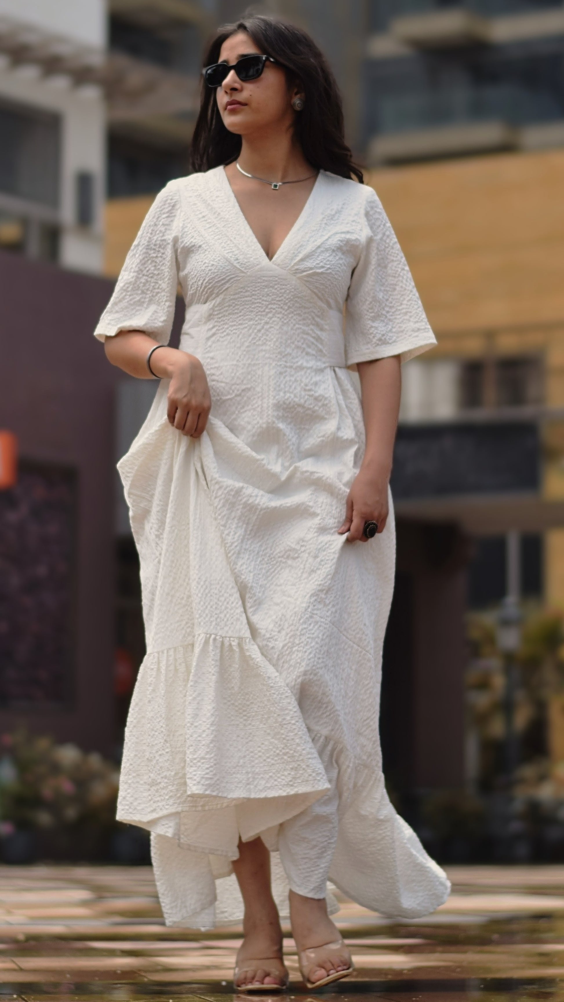 Breezy Knot White Dress