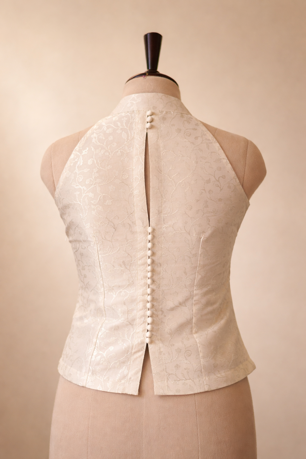 Sakura Button-Back Top
