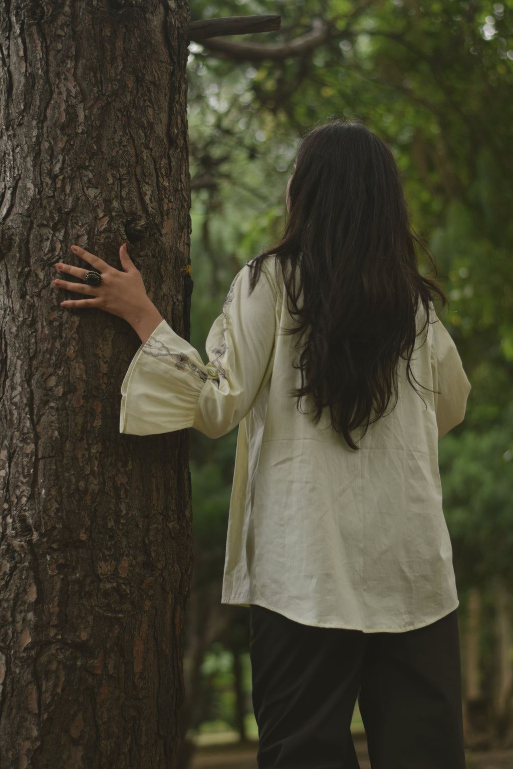 Nazaara Embroidered Sleeve Top