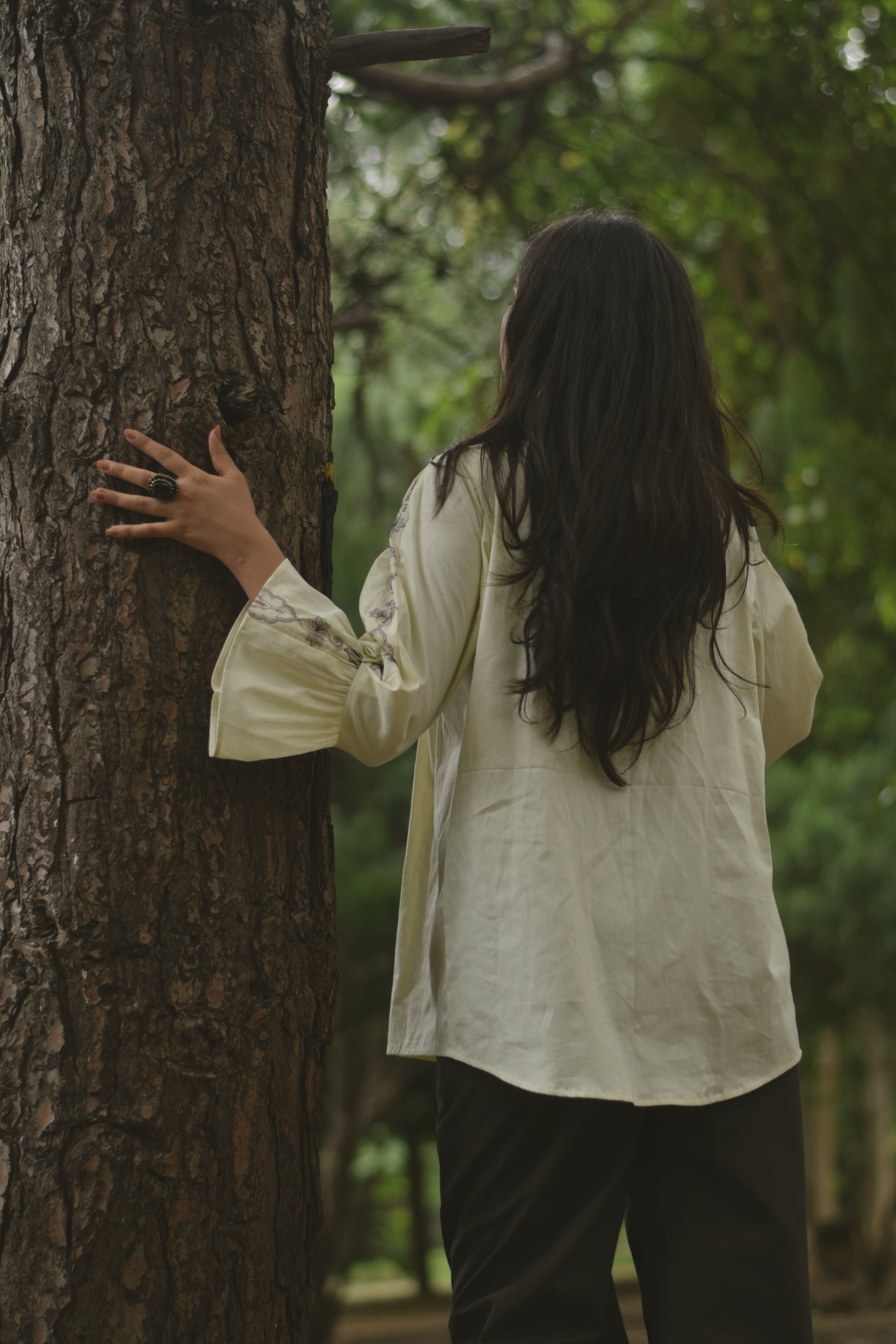 Nazaara Embroidered Sleeve Top