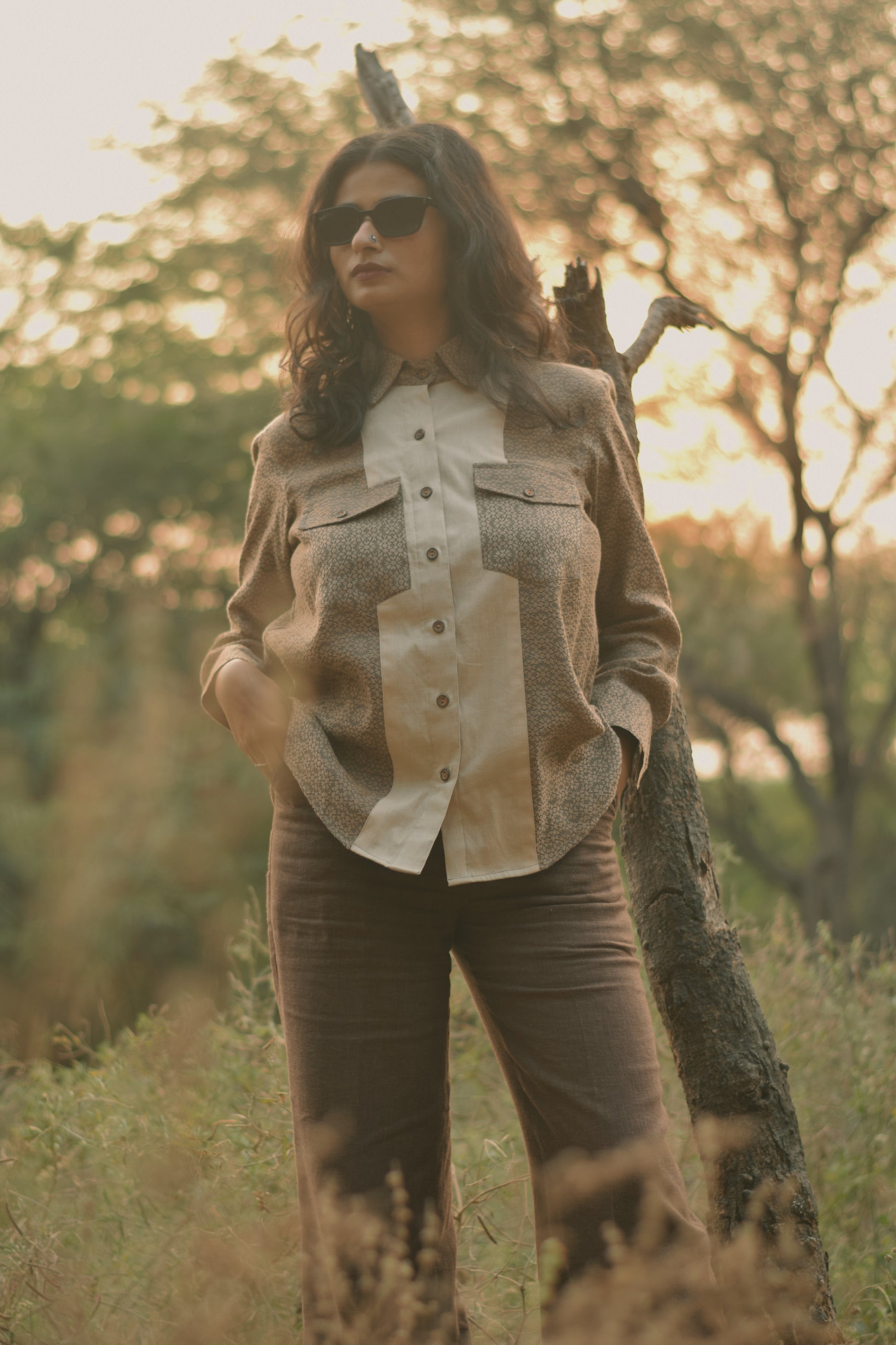 Dual Weave Loose Fit Shirt