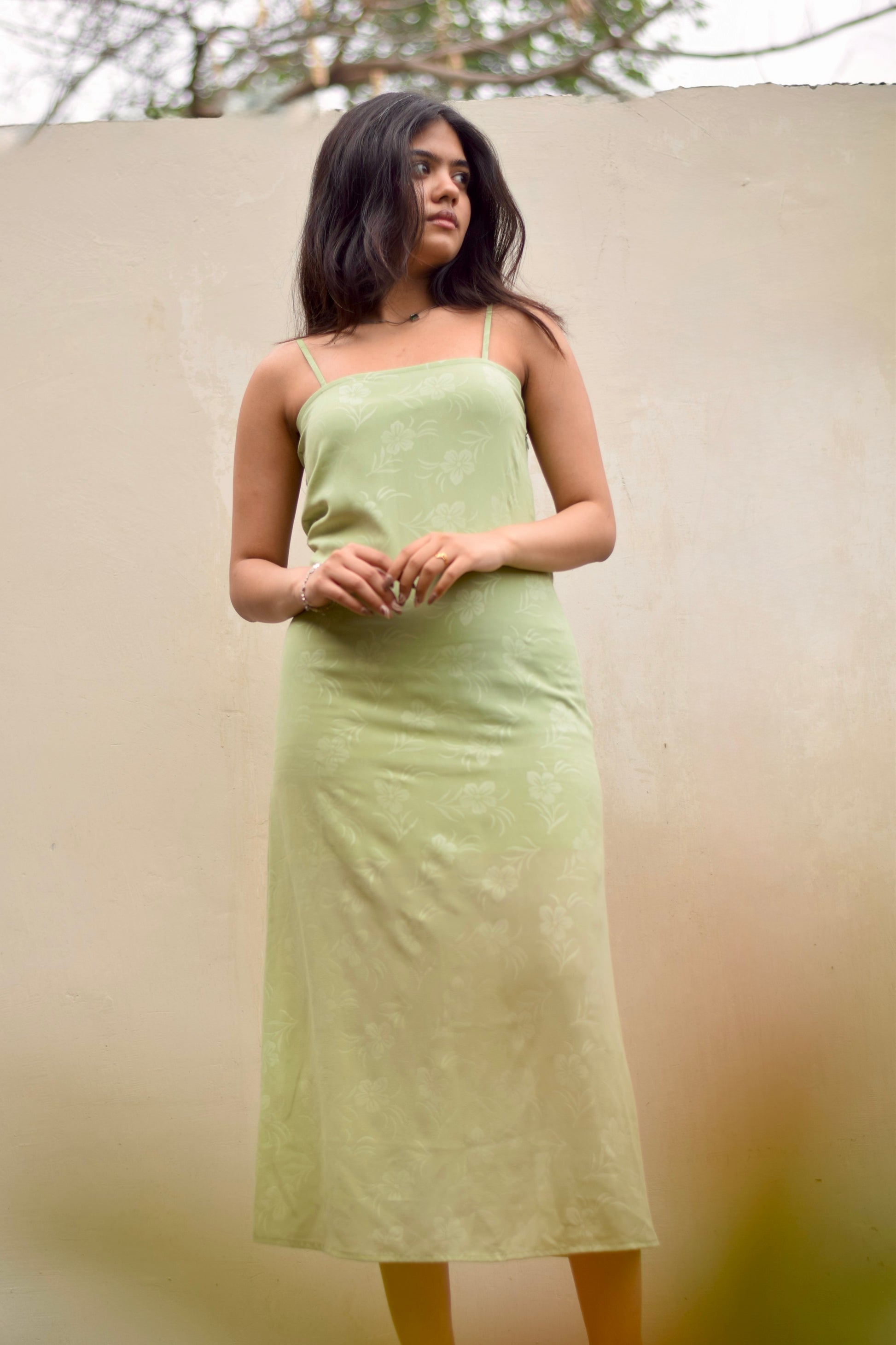 Sage Green Slip Dress – Oonnat Lifestyle LLP