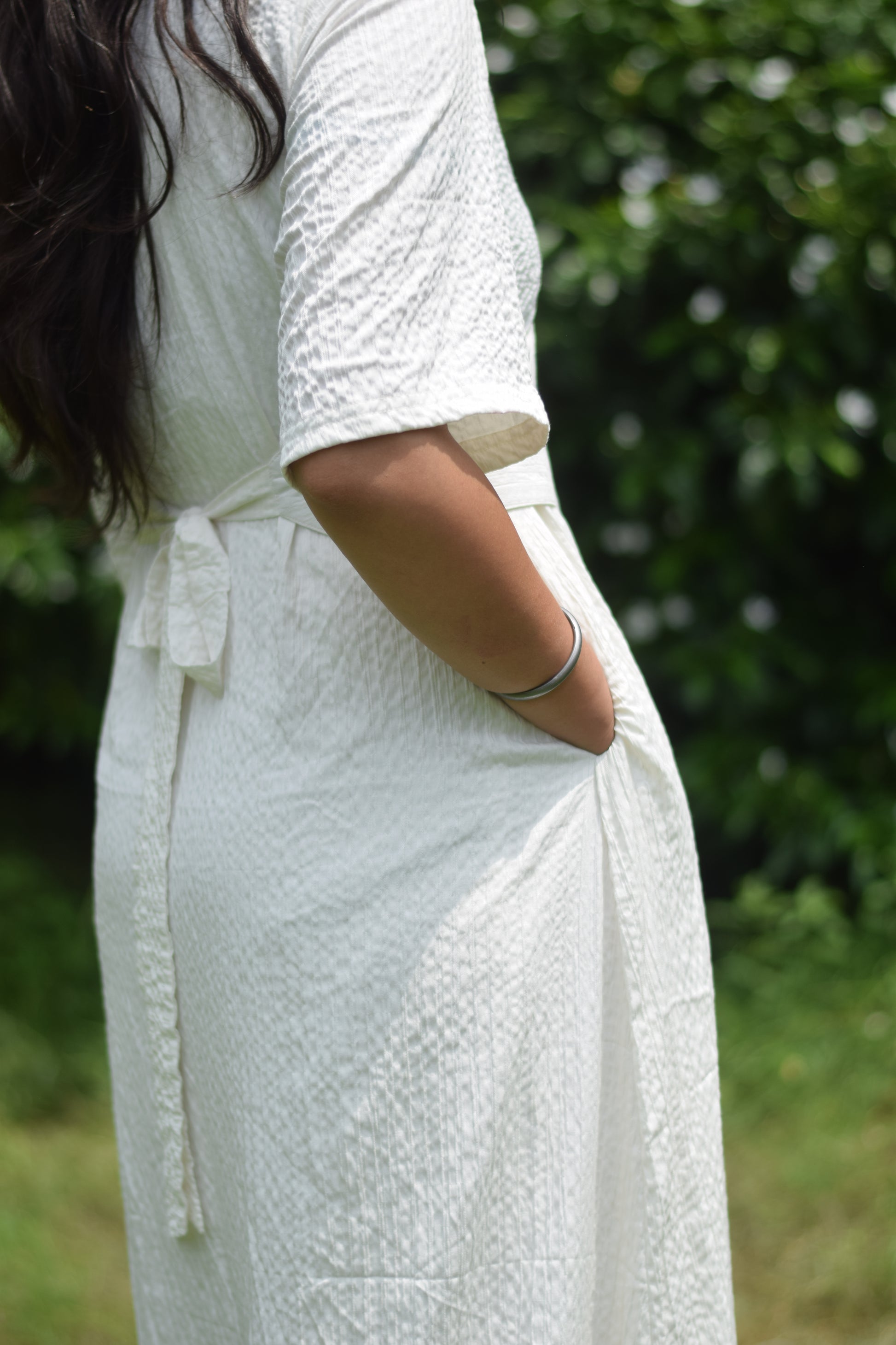 Breezy Knot White Dress