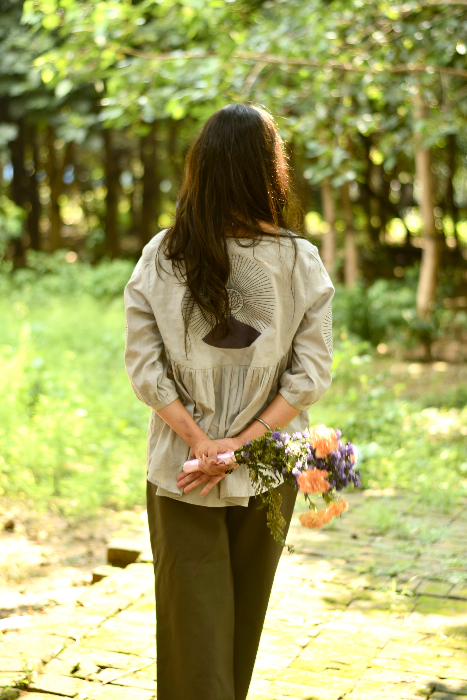 Whispering Tree Embroidered Kurta