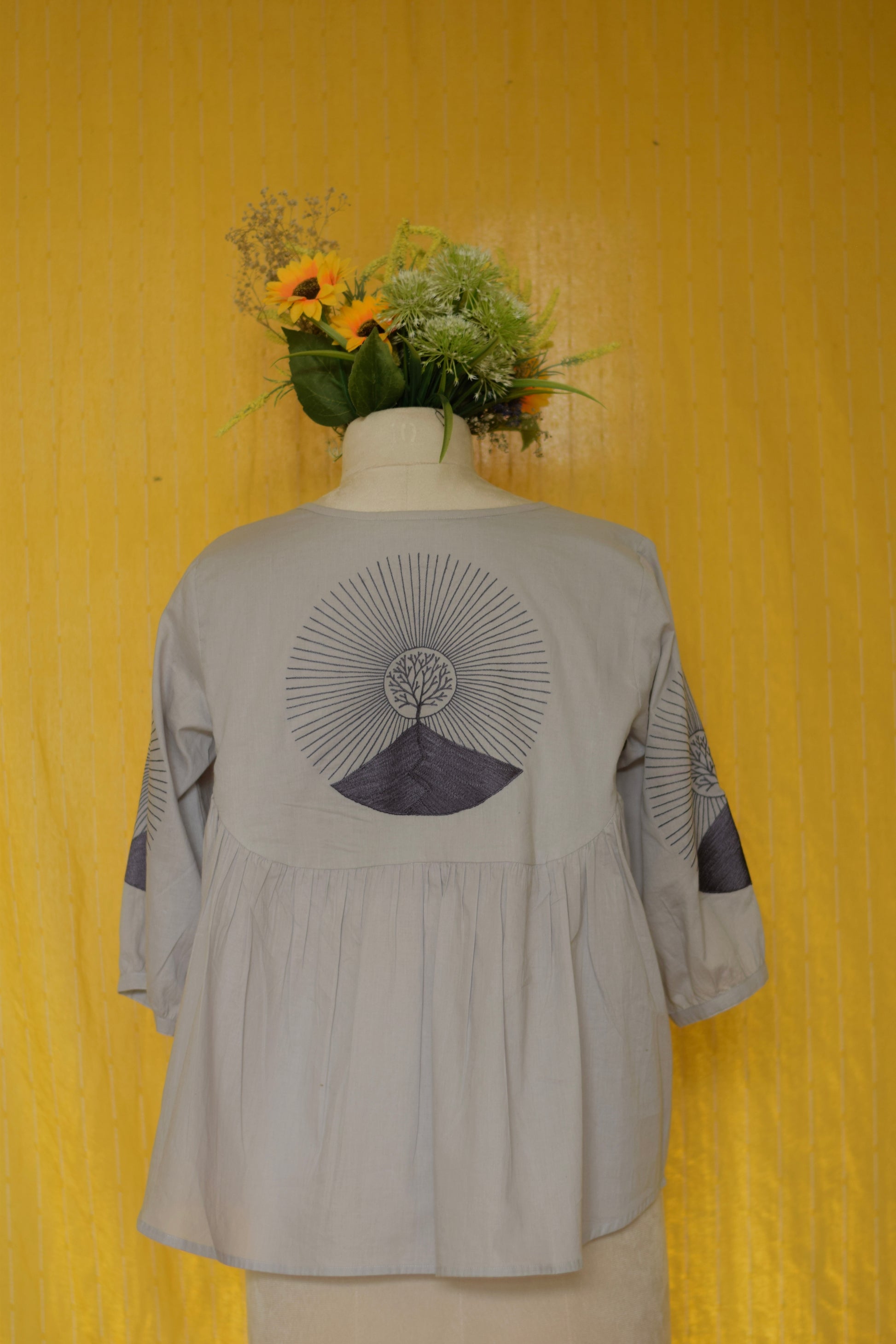 Whispering Tree Embroidered Kurta