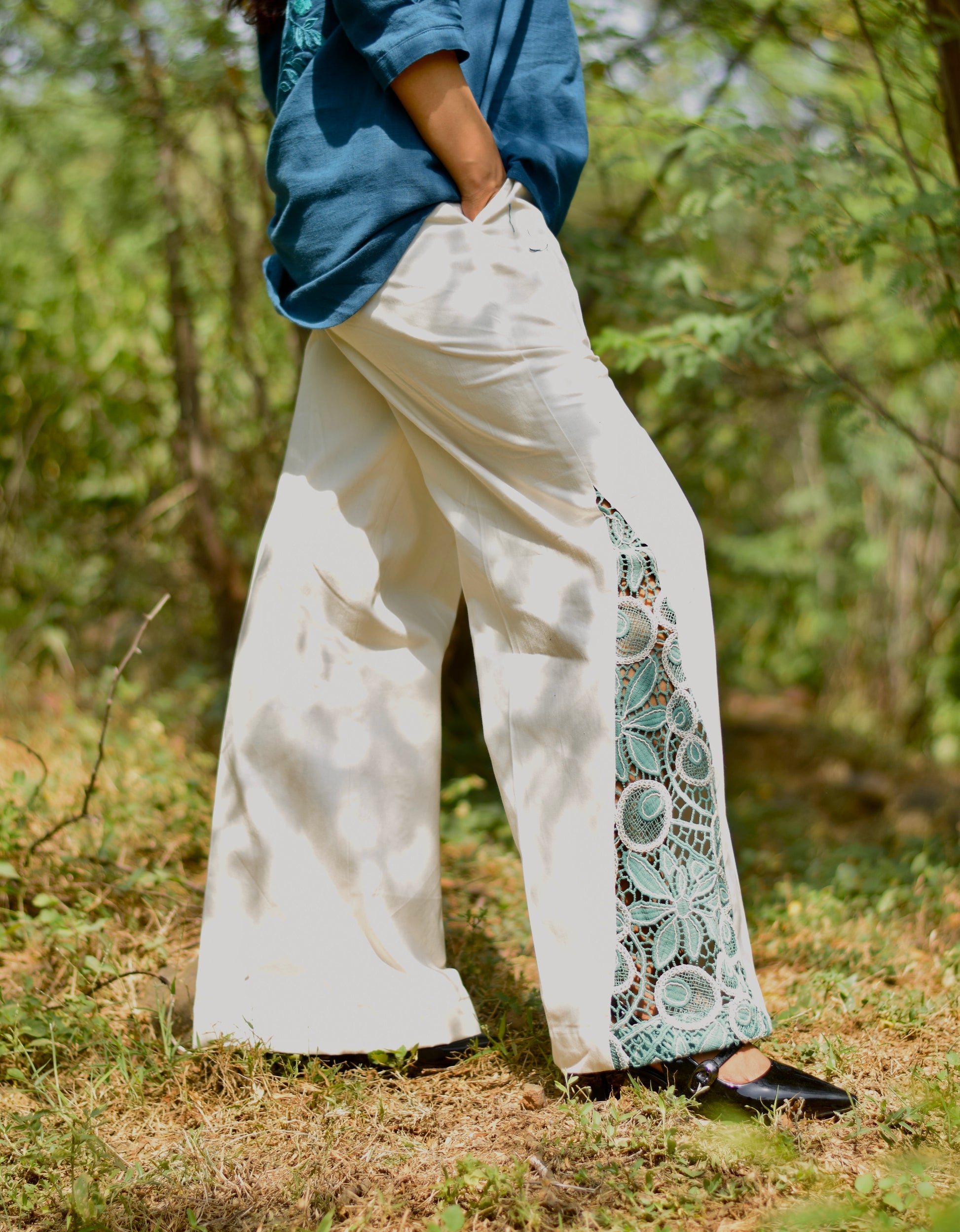 Grace Embroidered Pants