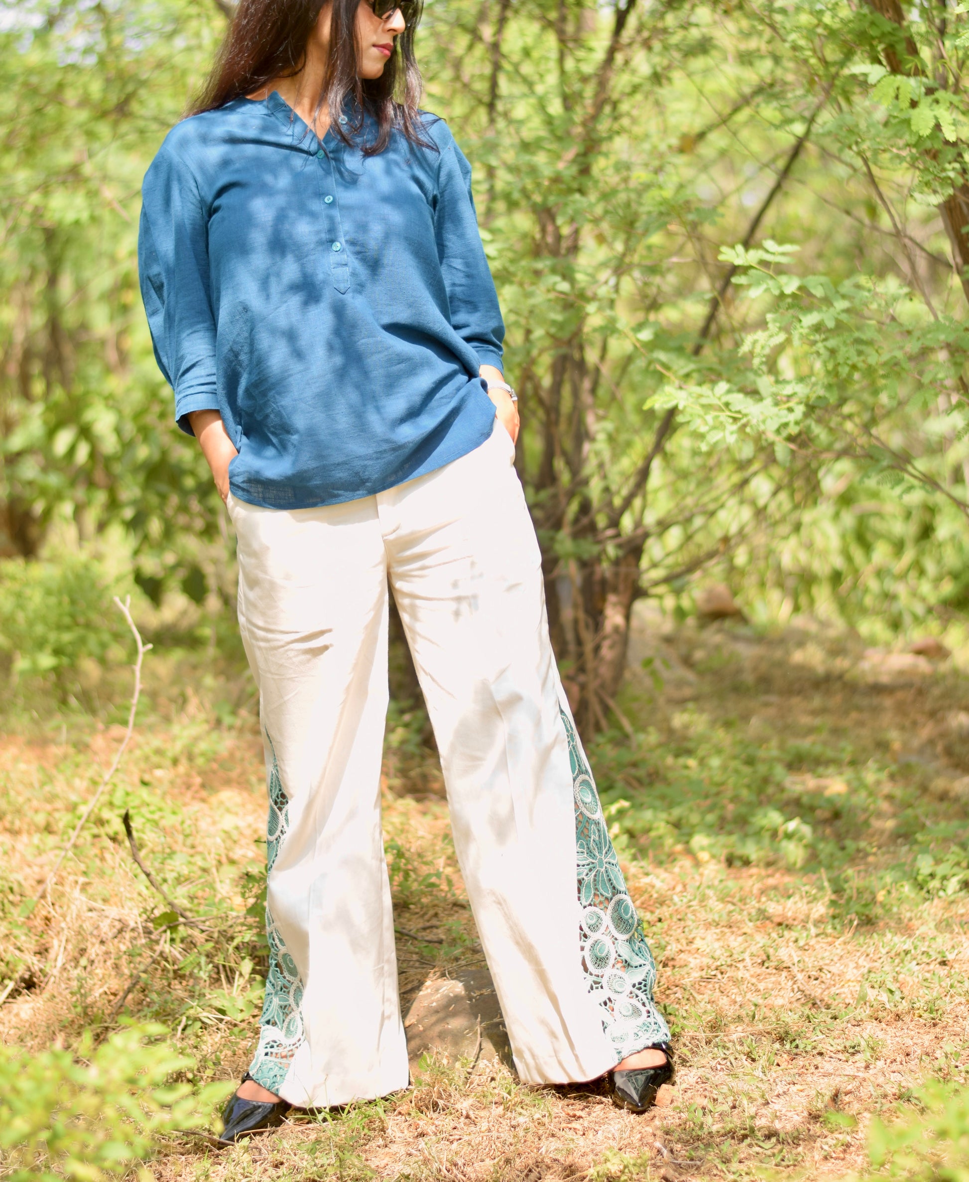 Grace Embroidered Pants