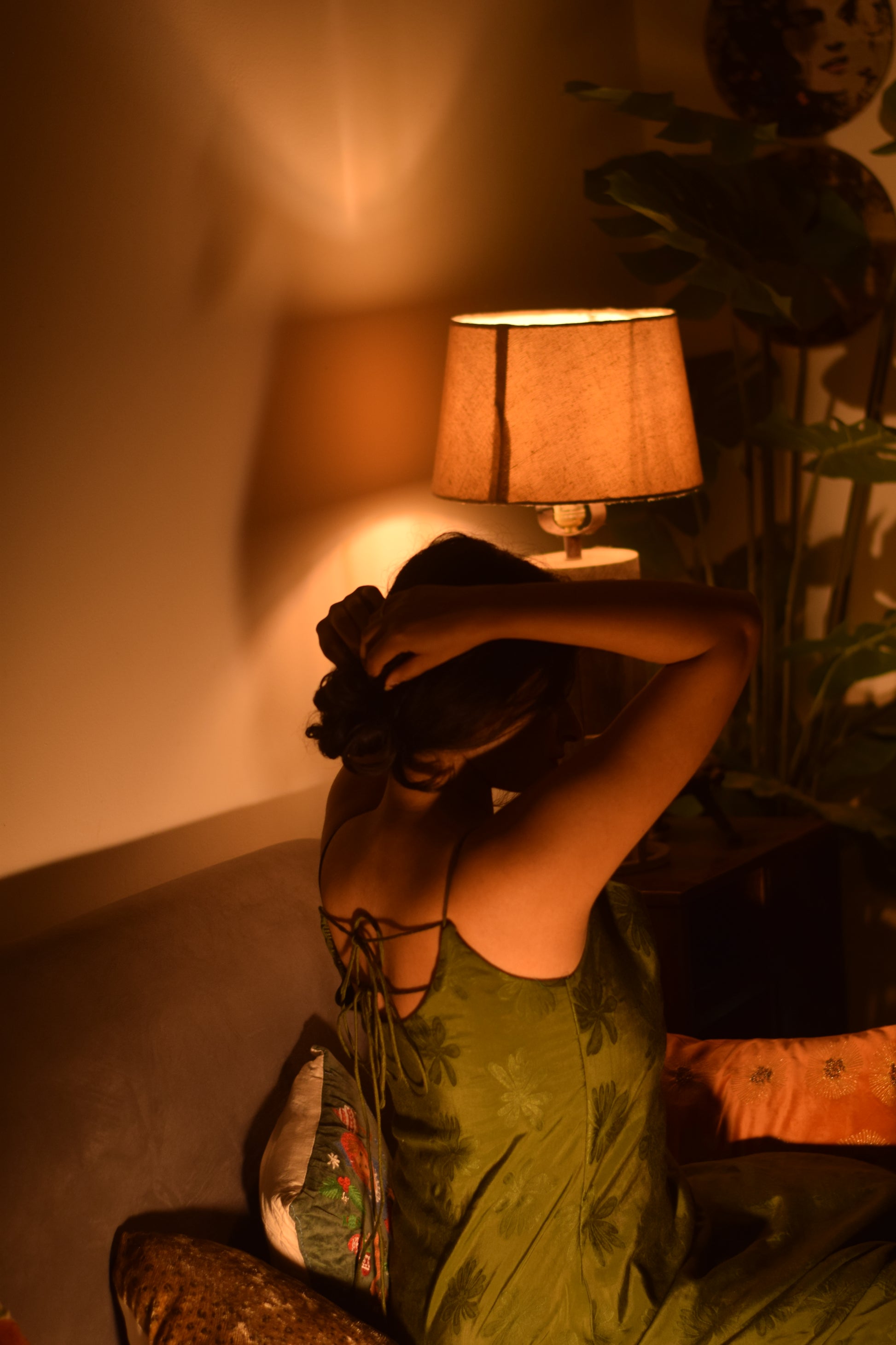 Aurelia Jacquard Adjustable Slip Dress