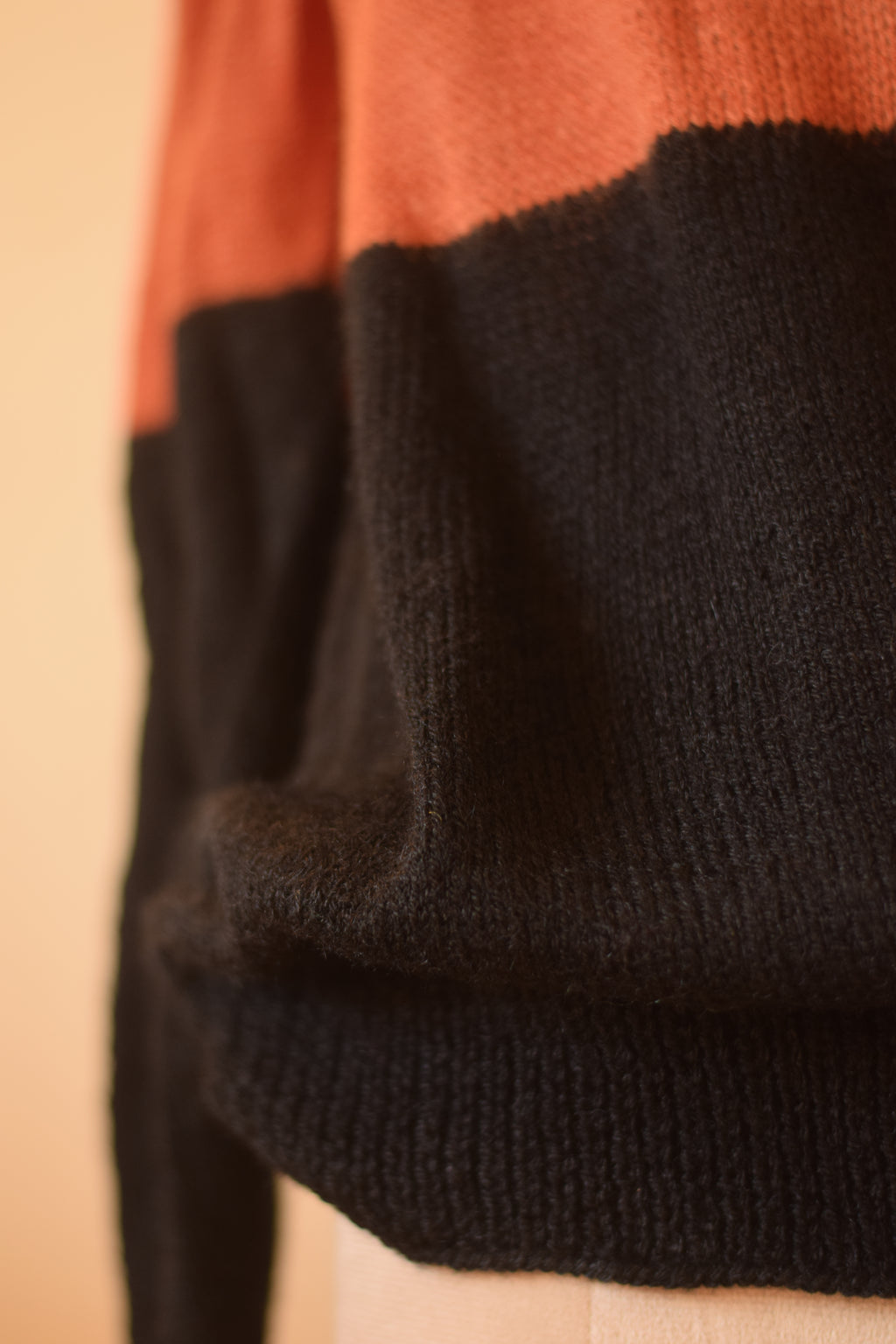 Dual Color Handknitted Sweater