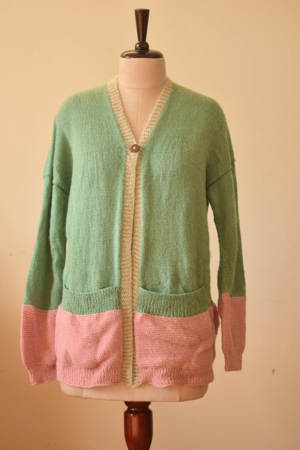 Serene Pastel Handknitted Sweater
