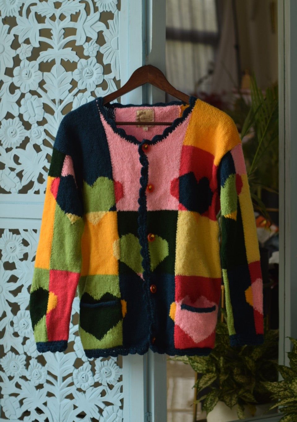 Heart Shaped Box Handknitted Sweater