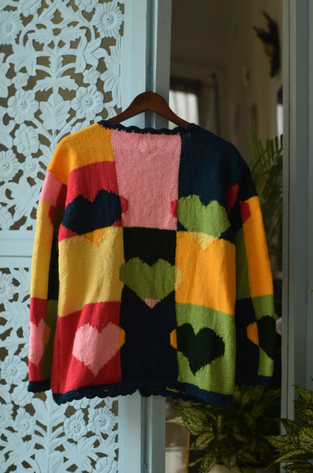 Heart Shaped Box Handknitted Sweater