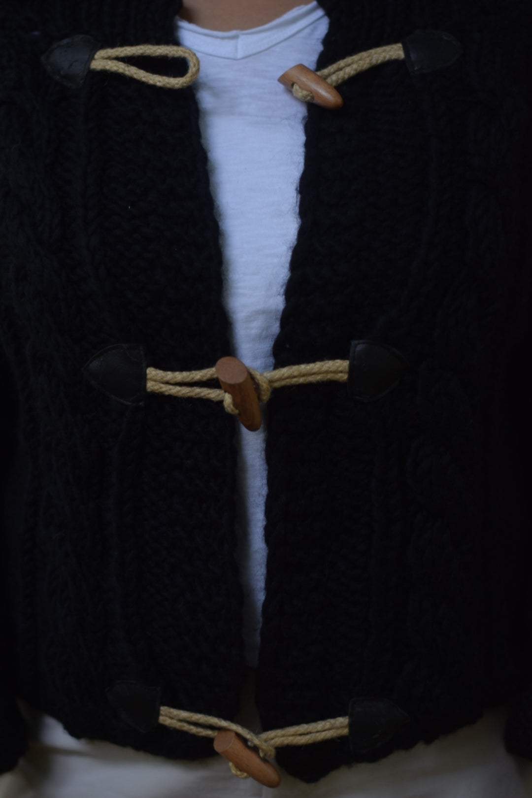 Timeless Black Handknitted Sweater