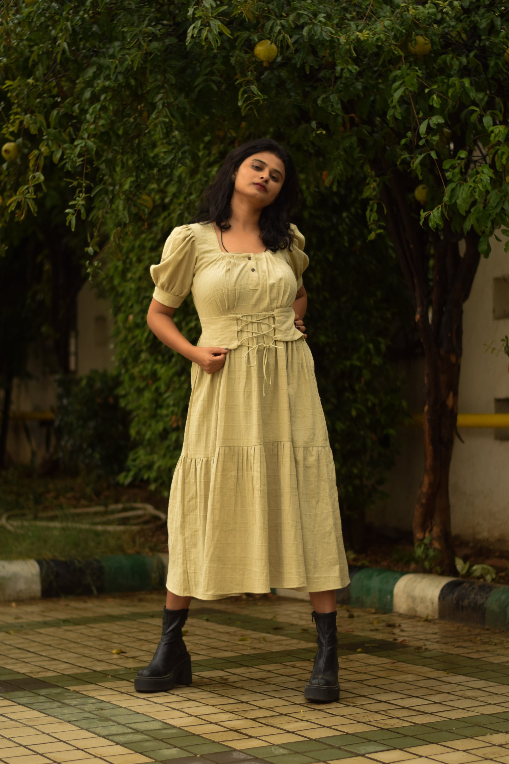 Cedar Jacquard Dress