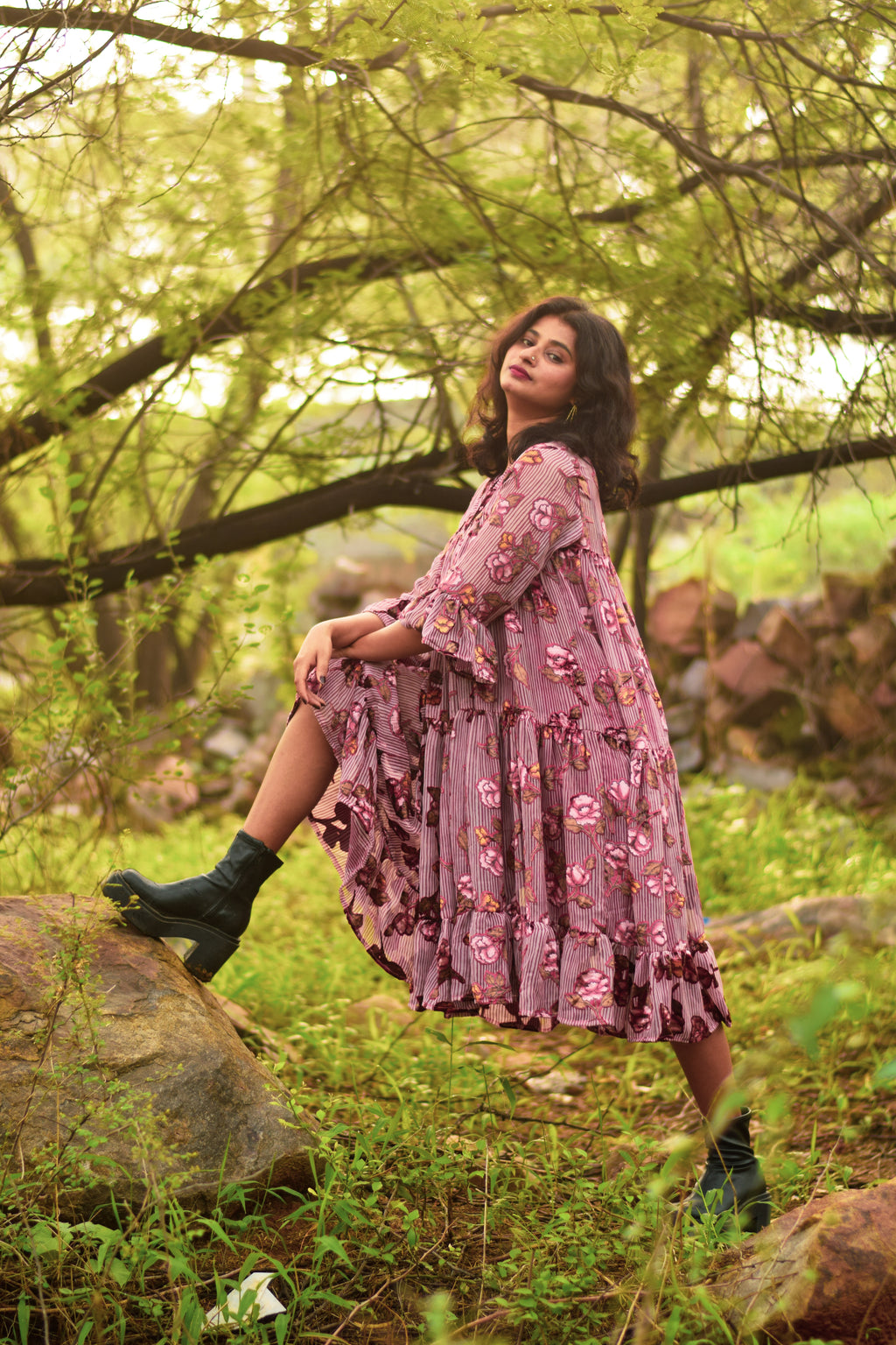 Twirl Rose Dress
