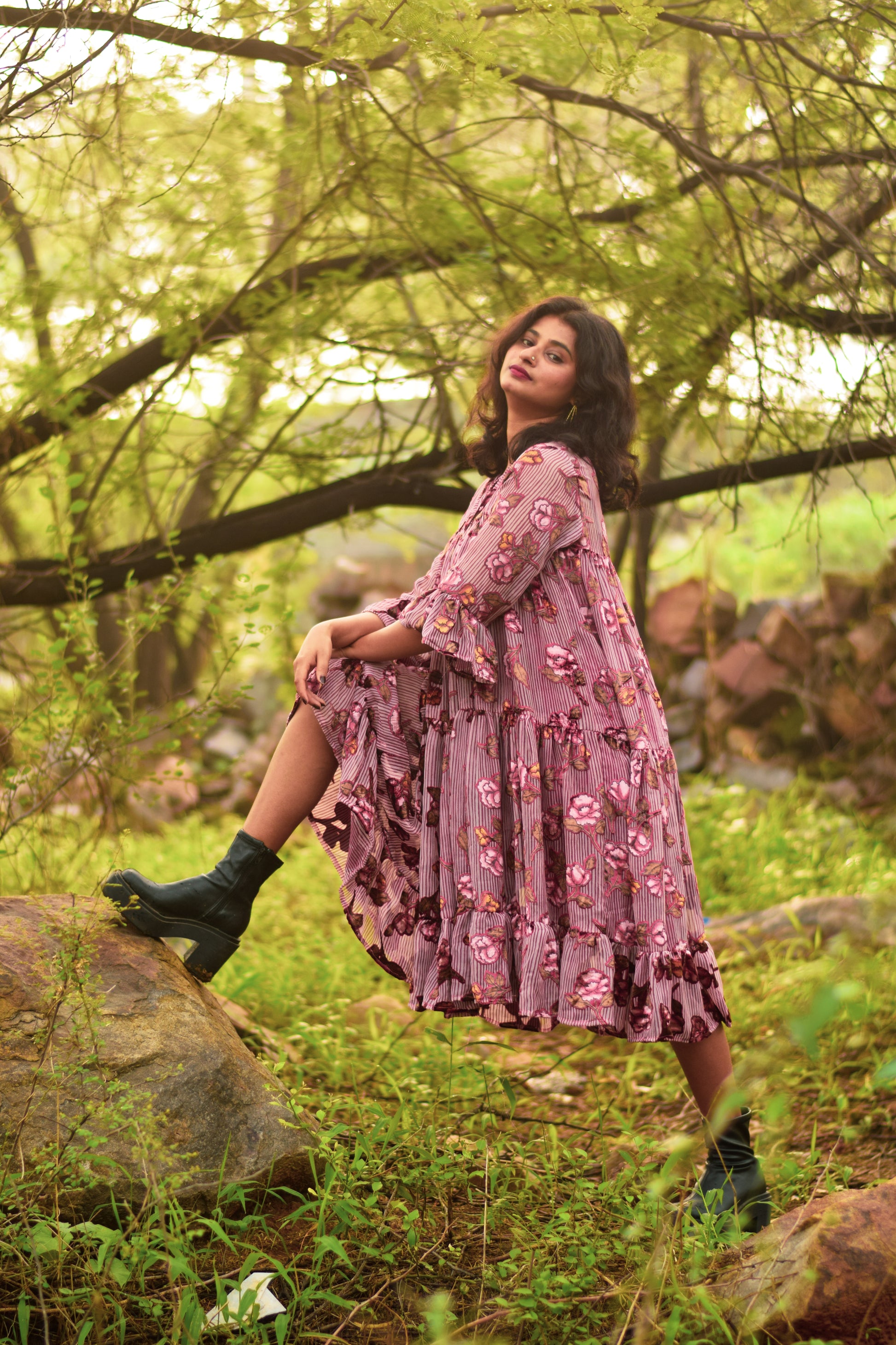 Twirl Rose Dress
