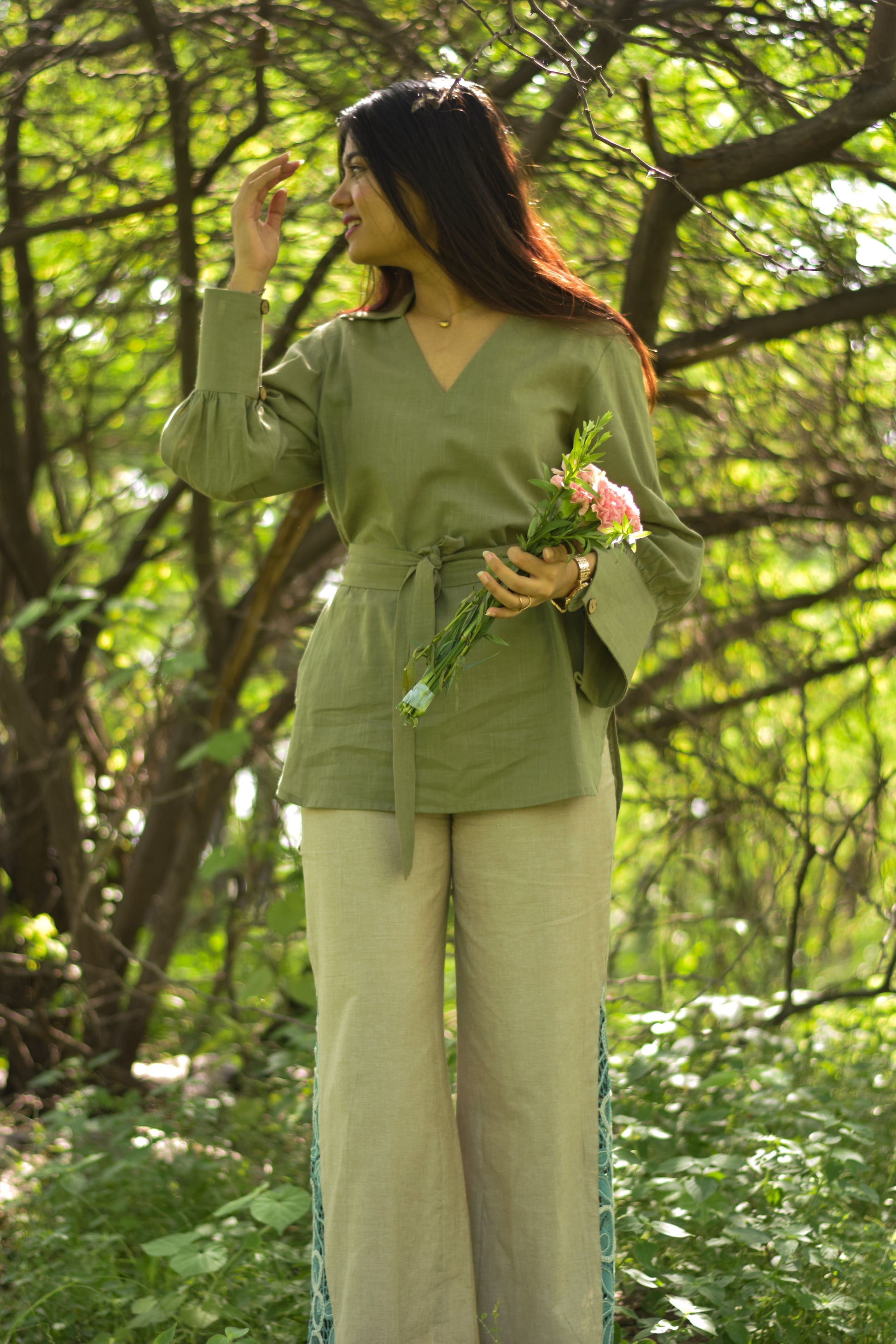 Basil Mist Kurta