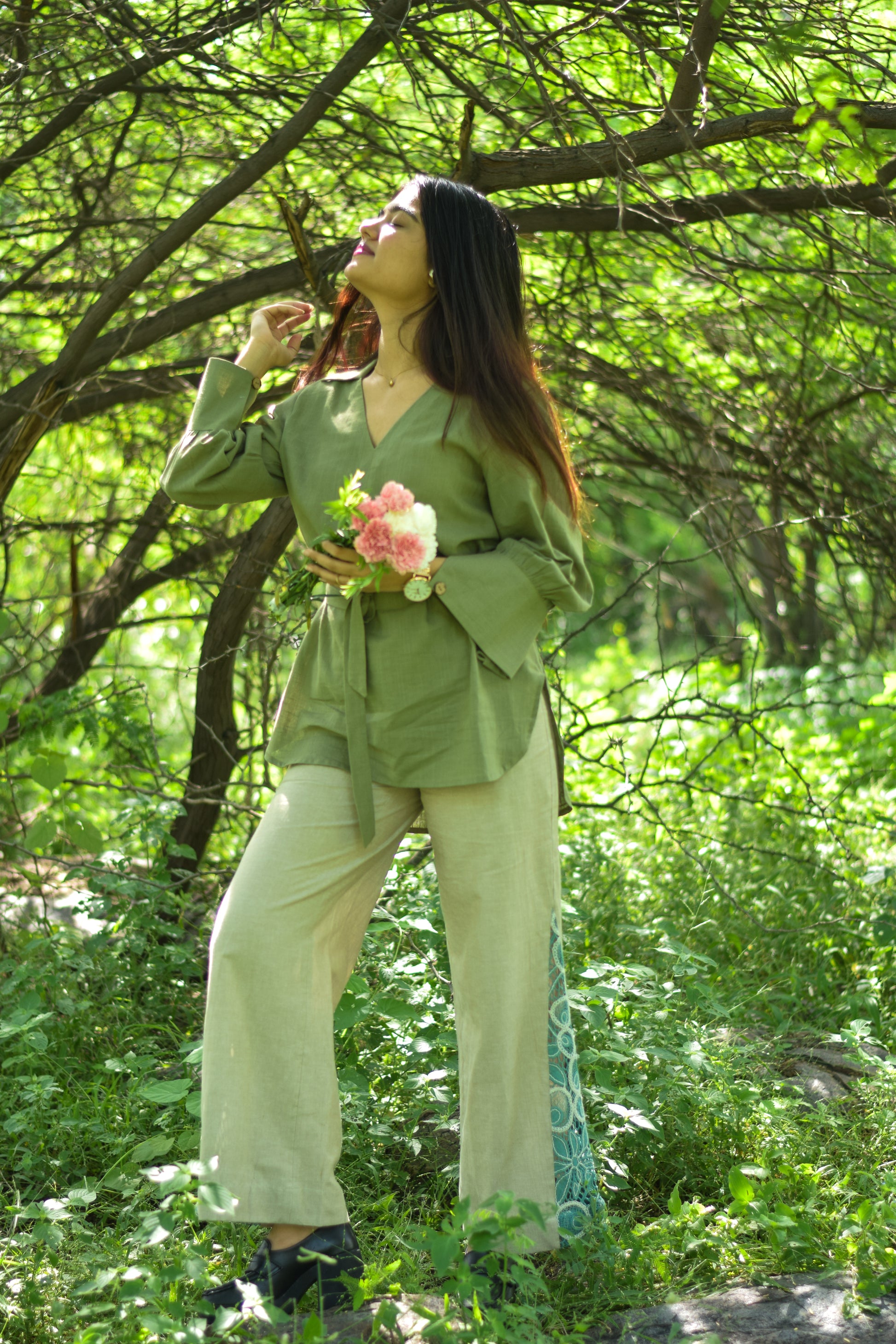 Basil Mist Kurta