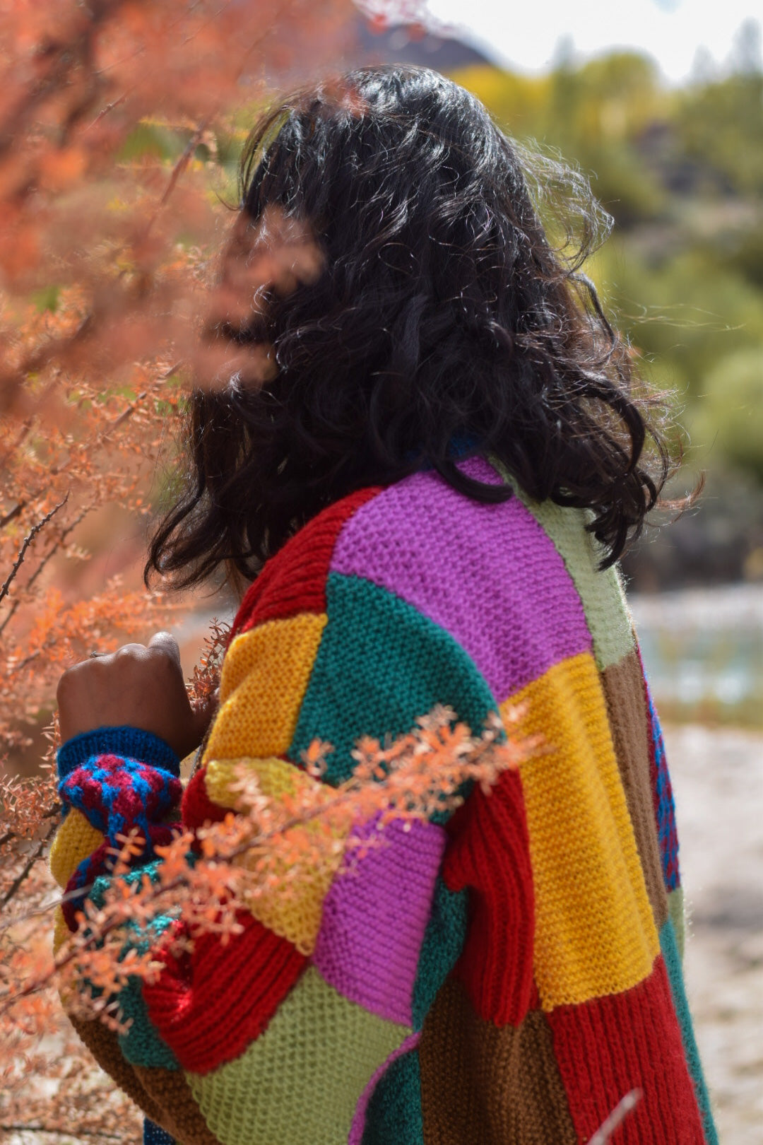 Patchwork Hug Handknitted Sweater