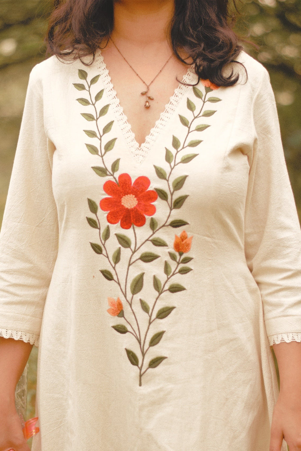 Embroidered Bloom Dress