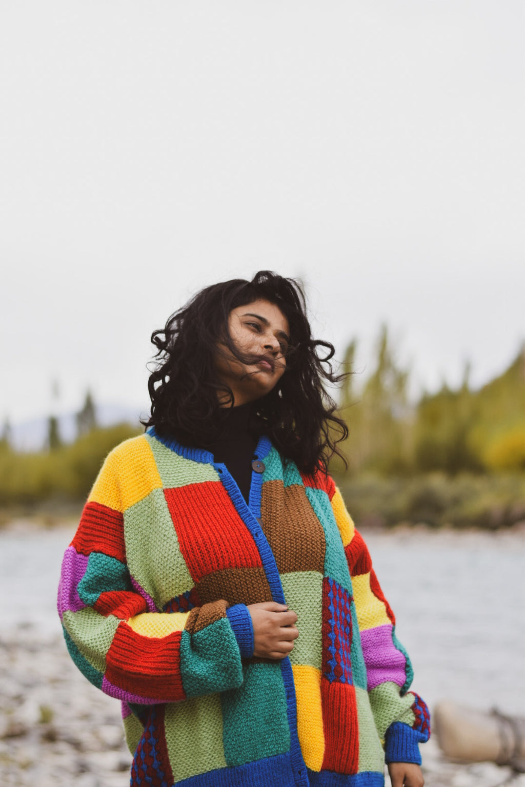 Patchwork Hug Handknitted Sweater