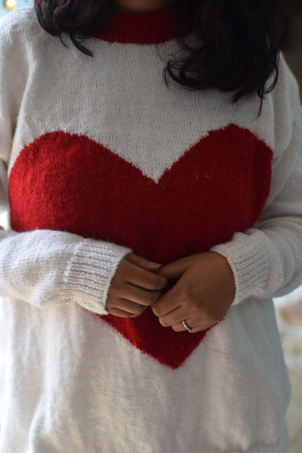 All Hearts For You Handknitted Sweater